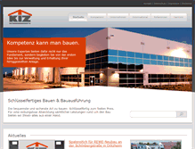 Tablet Screenshot of kiz-group.com